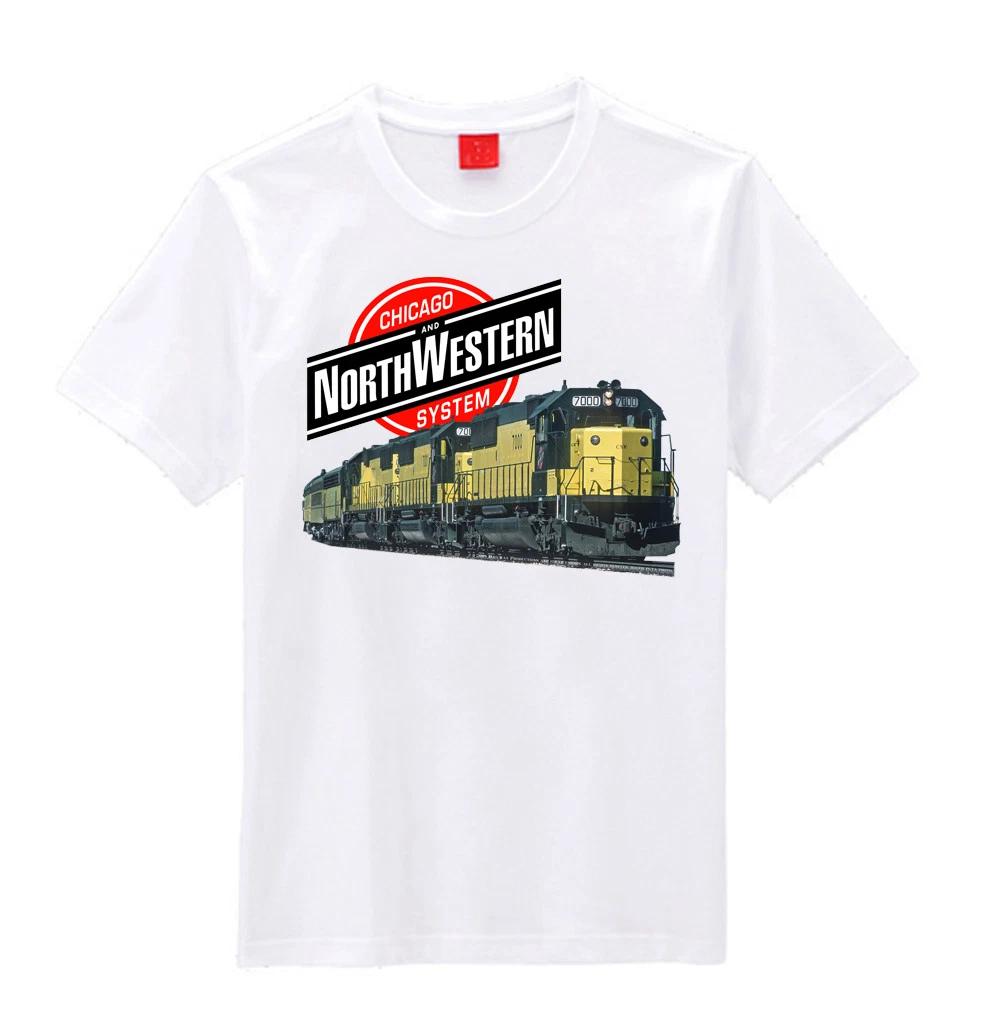 Chicago North Western SD50 Executive Special Train T-shirts 3XL