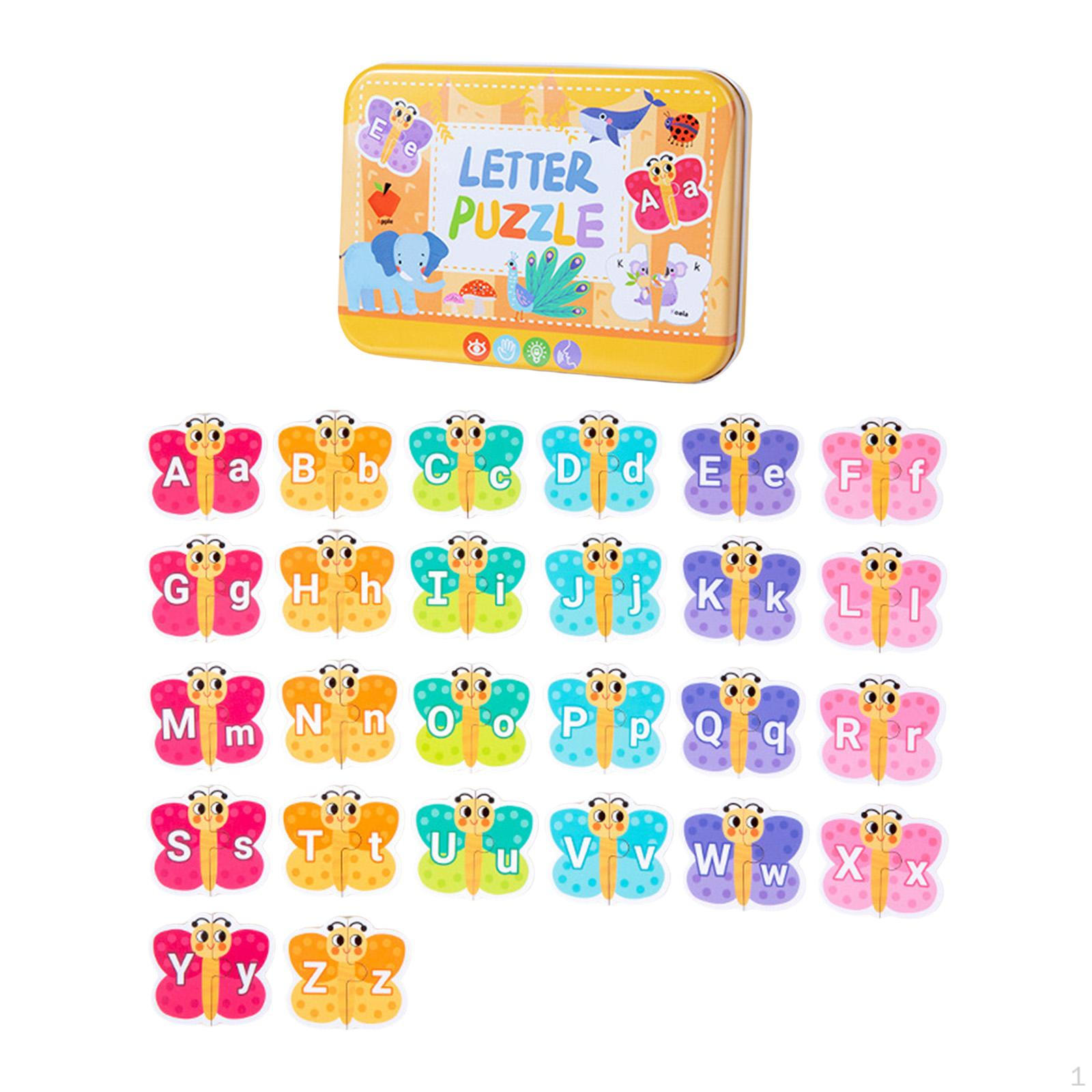 

Adapted Puzzles for Home Use, Fine Motor Skills Development, Preschool Early Learning, Promotes Alphabet