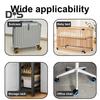 8 Pcs Luggage Caster Cover Thick Reduce Noise Caster Protection Prevent Scratches Non-slip Suitcase Wheel Covers Wear-Resistant Waterproof Wheel
