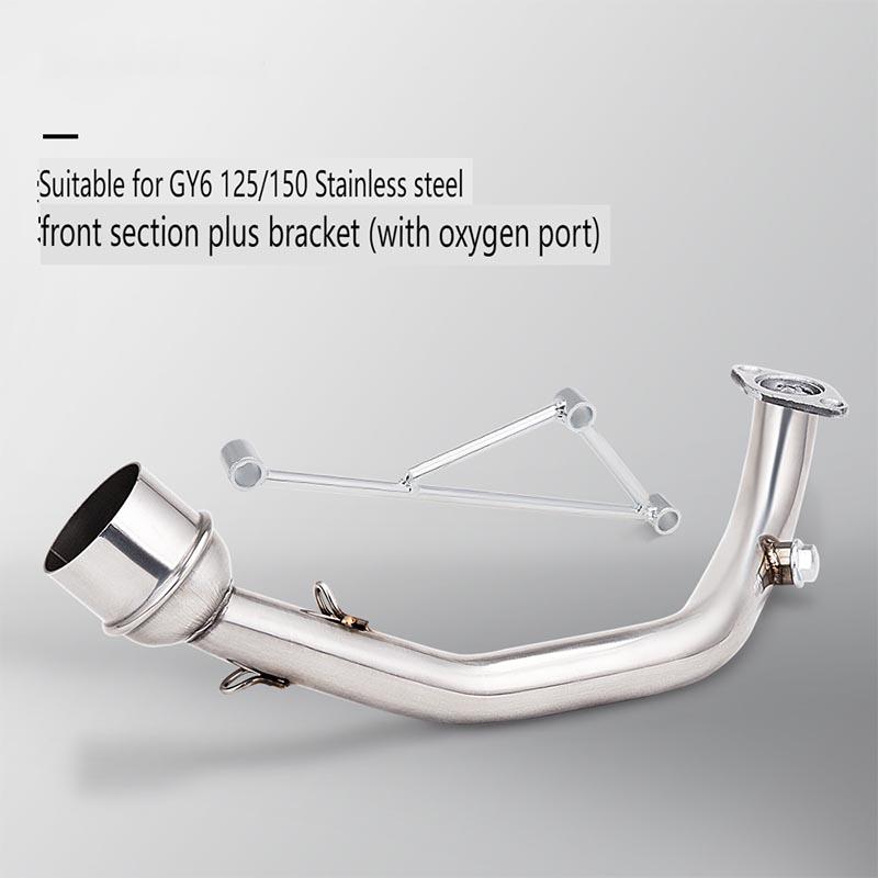 

Motorcycle Engine Modification GY6 125 150 Full Exhaust System Front Section, Rear Section, Muffler 51mm Universal Fit A1