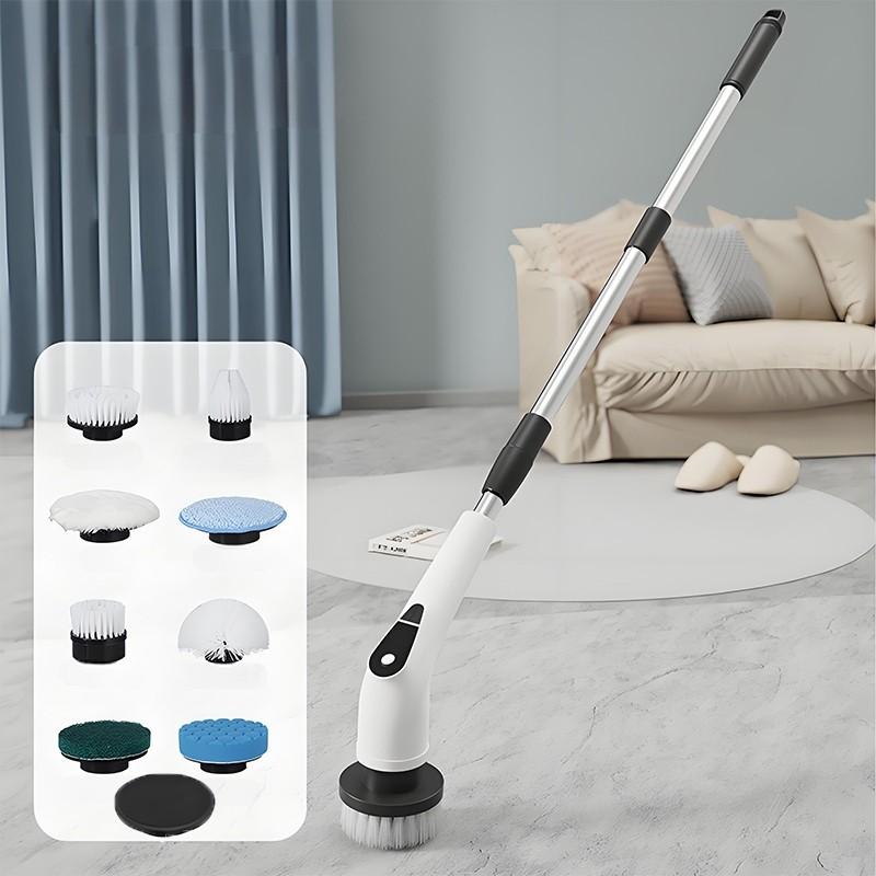 9 IN 1 Cordless Portable Electric Spin Scrubber Handheld Bathtub Kitchen Cleaner Multifunctional Electric Cleaning Brush
