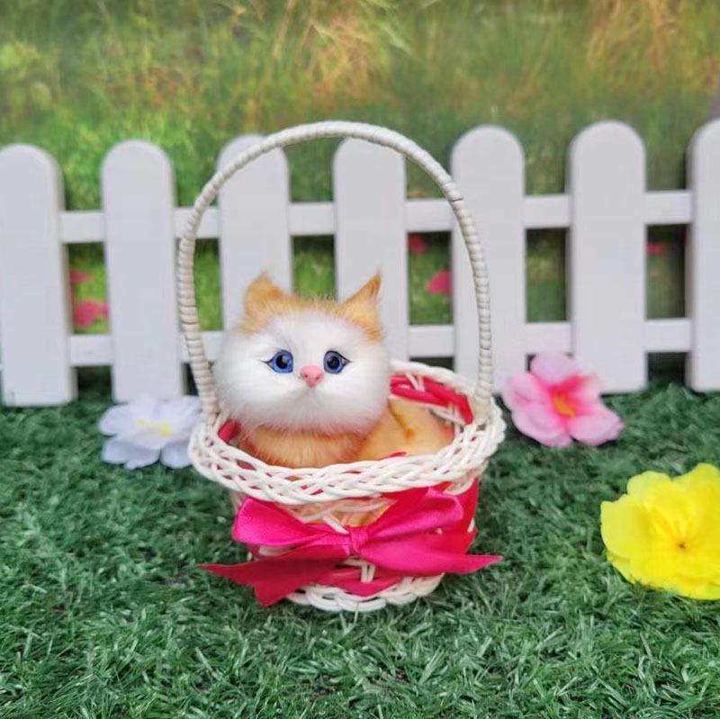 Plüsch Bellende Katze, Hase & Welpen Spielzeug - Pädagogische Tierpuppe für Kinder