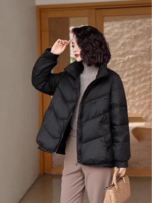 Damen Daunen Winterjacke im Kurzstil - High-End Übergröße, Neuer Kleiner Duftstil