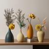 Ceramic Small Vase Home Decor Creative Flower Pot for Living Room Tabletop Decoration
