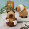 Capybara Crochet Kit, Cute Animal Crochet Kit Set, Christmas Gift, Crochet Kit for Beginners, Crochet Kit for Craft Lovers
