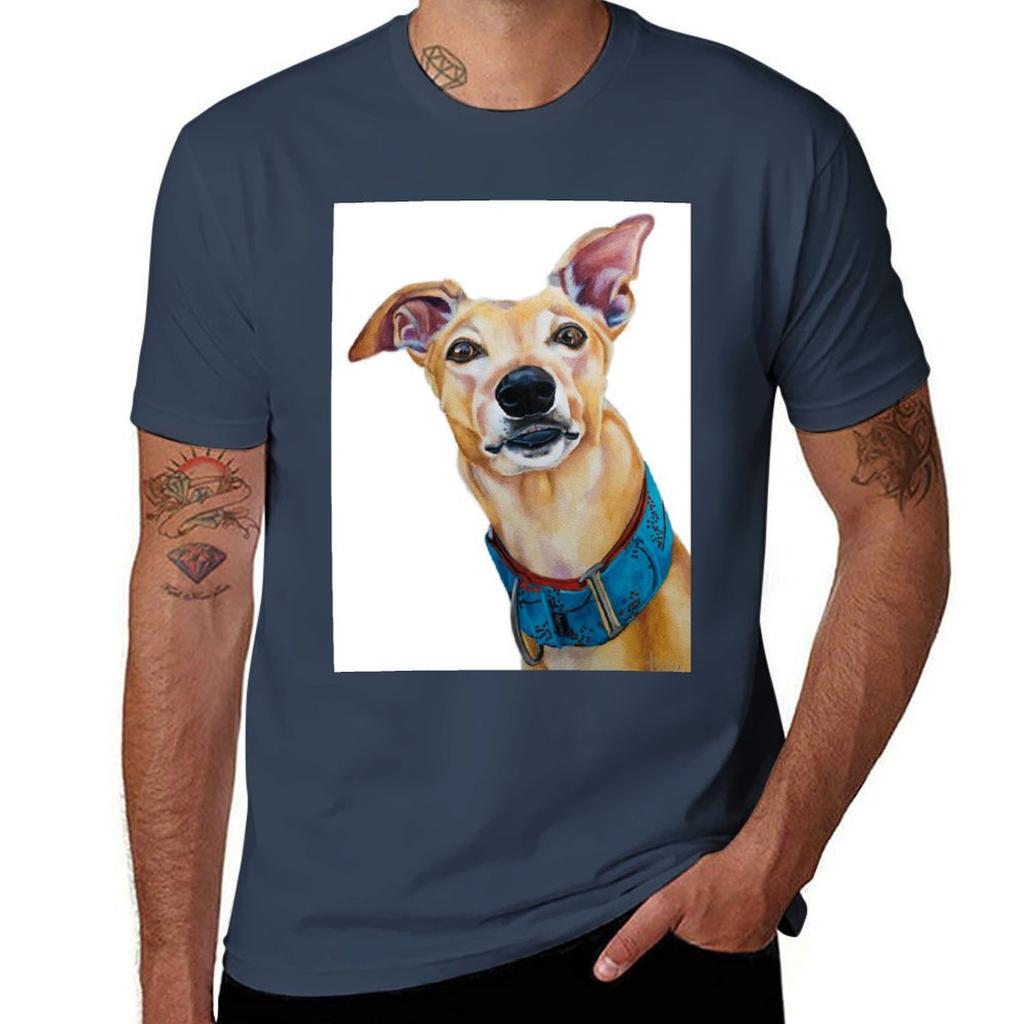 Greyhound Galgo Espaol TShirt Gym Wear Breathable Short Sleeve Tee TShirt