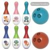 Children Digital Cognitive Montessori Bowling Ball Toys Kindergarten Indoor Leisure Sports Parent-child Interaction Toddler Toys