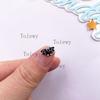 100pcs Resin Mini Kawaii Colorful Cartoon Bat Art Nail Flatback Rhinestone Applique DIY Halloween Scrapbook Jewelry Decor Crafts