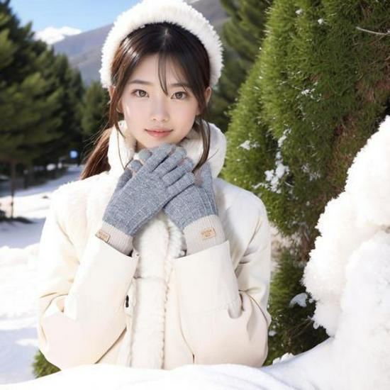 

Newcomer Exclusive: Touchscreen Wool Gloves for Autumn & Winter - Men s, Couple s, Student s Cycling Edition, Thickened for Warmth