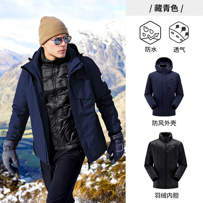 JEEP Men s 3-in-1 Down Jacket J342094087 4XL