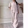 Women's Cross-Border Fashion Solid Color Cotton Linen Casual Set Pants