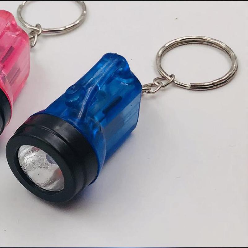 Bunte Mini-Taschenlampen-Schlüsselanhänger - Kleine LED-Taschenlampen für Kinderparty-Mitgebsel & Rucksack-Zubehör