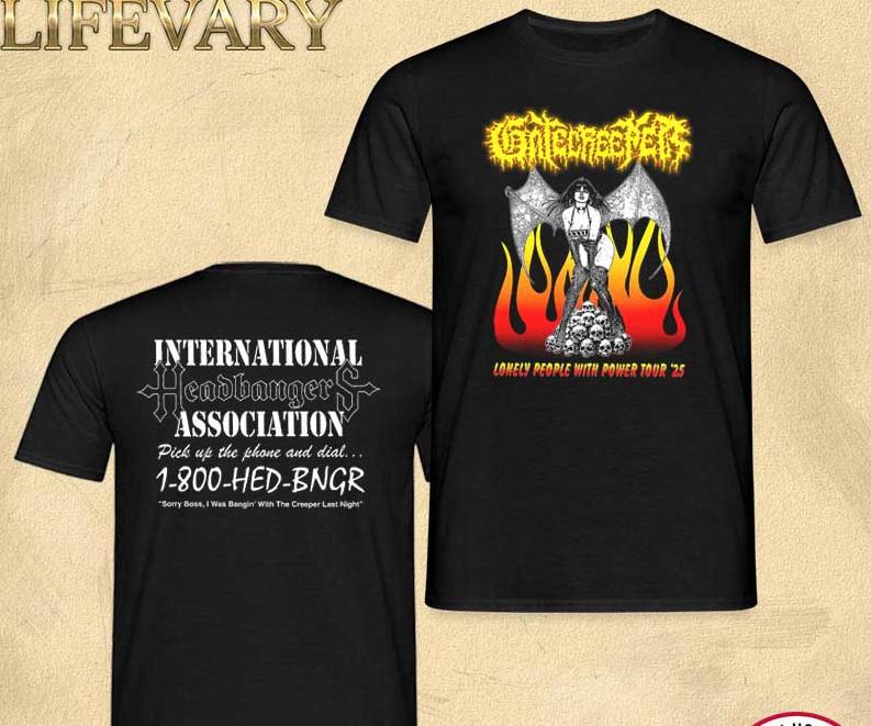 Gatecreeper Lonely People With Power Tour 2026 MerchT-Shirt shirt XXXL