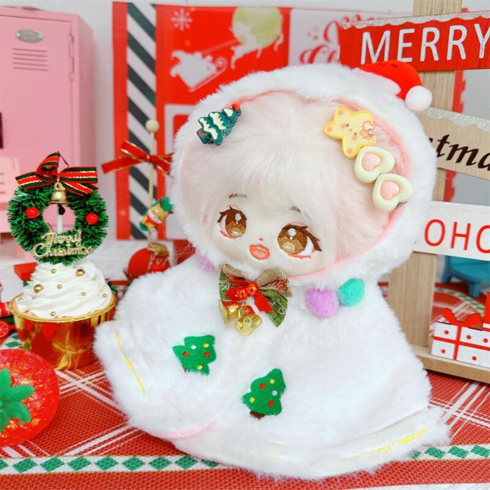 Christmas Shawl 20CM Cotton Doll Clothes Plush Cloak Plush Toys Clothes 20cm Cotton Doll
