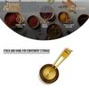 4 Piece Gold Stainless Steel Nesting Measuring Cup Set Durable Kitchen Essential Accurate Measurement Cups Versatile Nesting