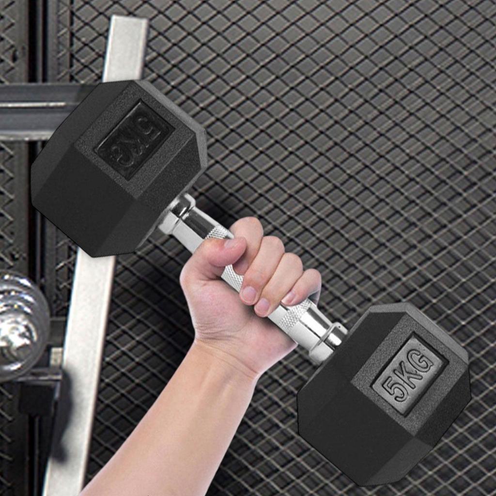 Hex Dumbbell Women Hand Weights Non Slip Equipment Full Body Workout Barbell for Exercise