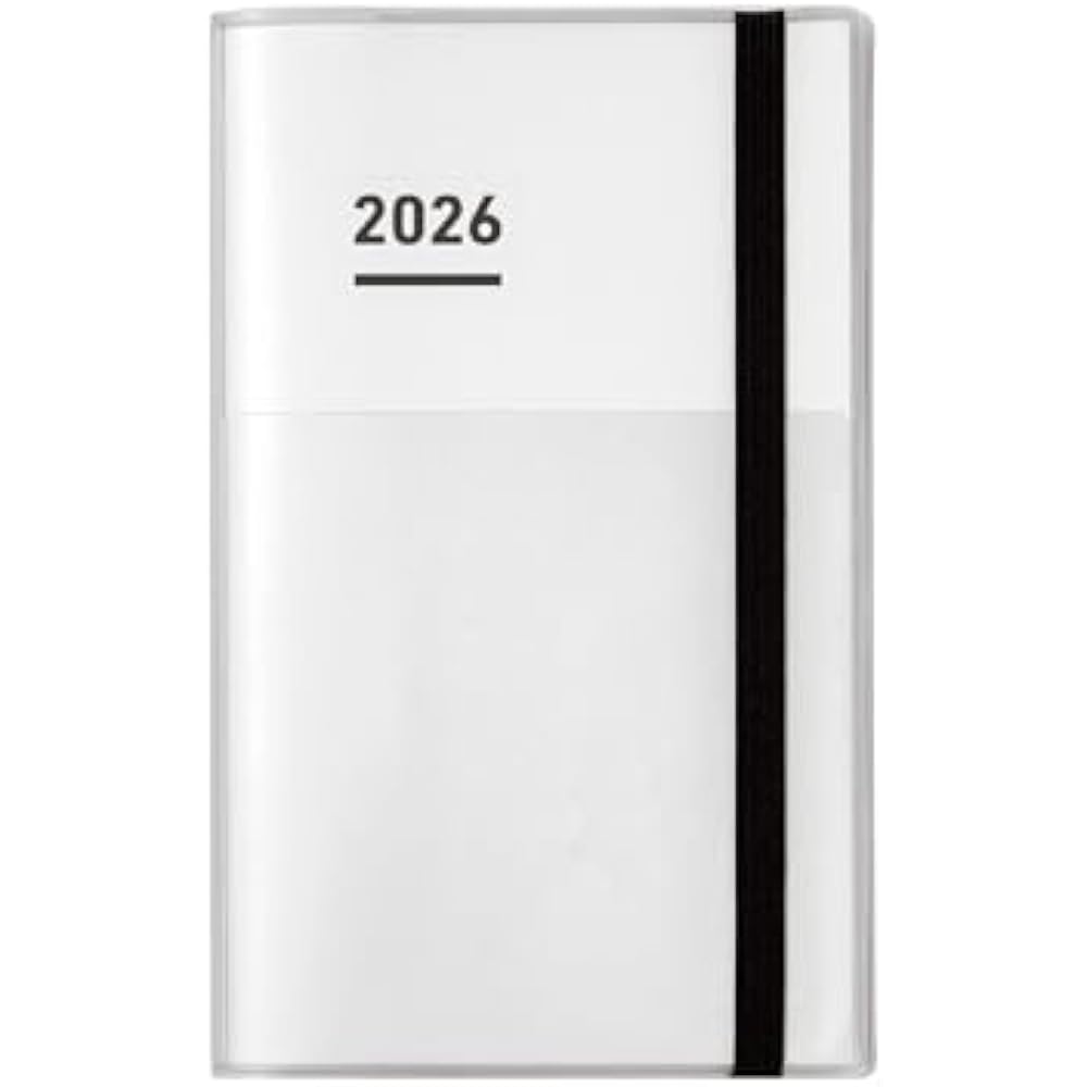 Kokuyojibun Notebook Mini First Kit Notebook 2026 Monthly Weekly B6 Slim White Ni-JFM1W-26 Starti...