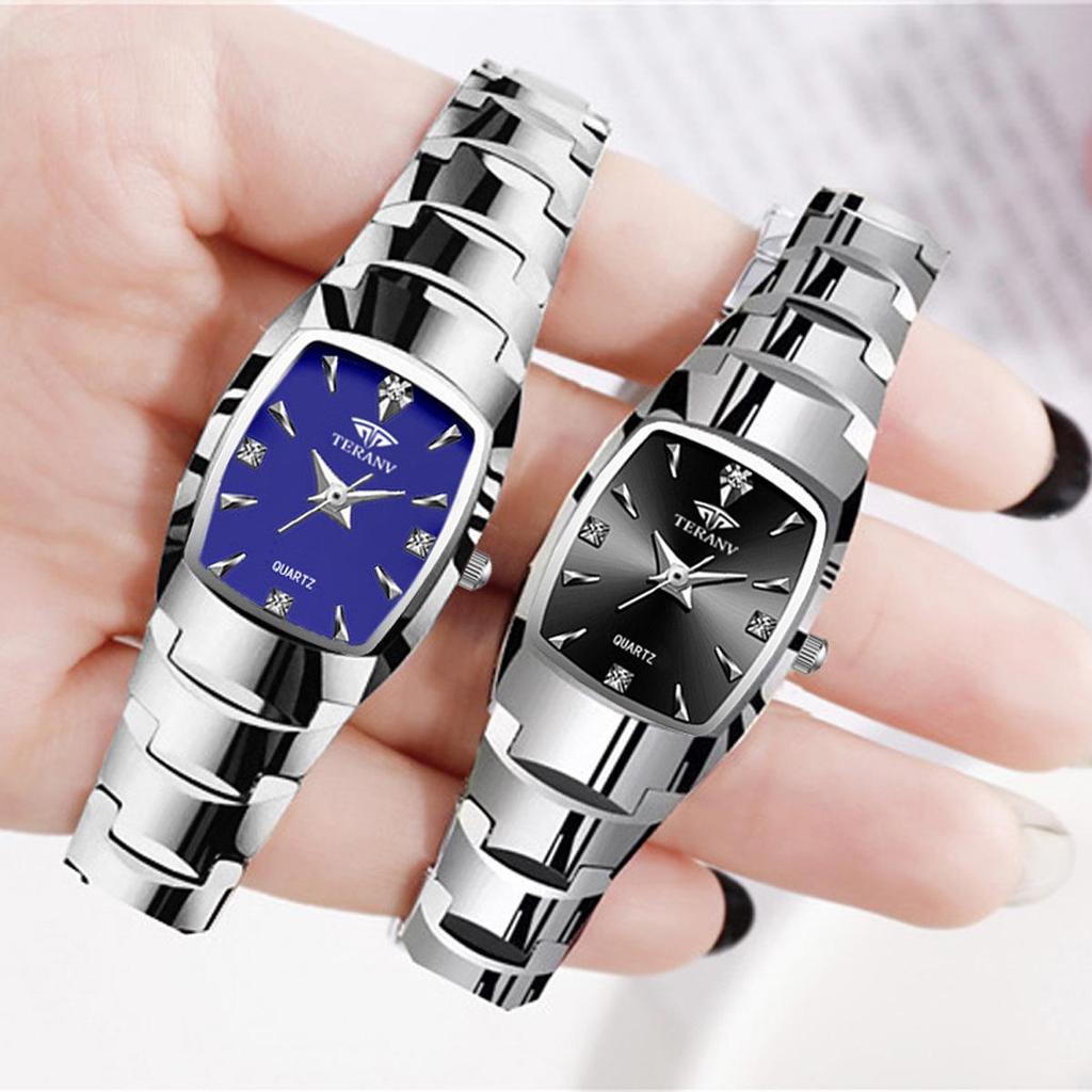 Stylish Korean Women's Waterproof Square Watch - Elegant and Trendy Design