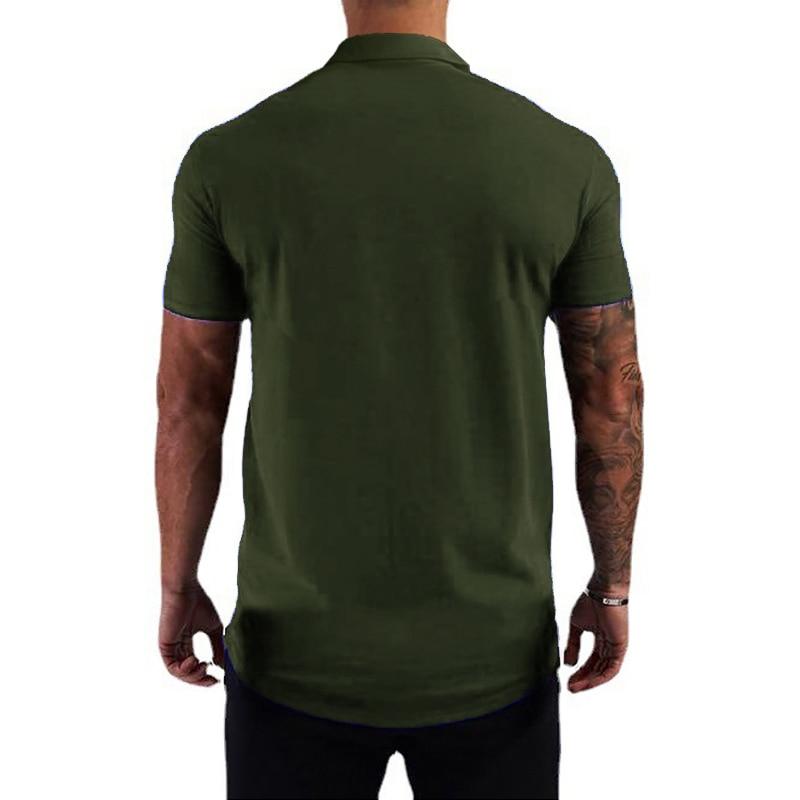 Do The Work  Summer New Arrival Korean Version of The V-neck Personality Cotton Printed Men's Fashion Breathable Daily T-shirt