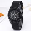 Geneva Men's Military Style Canvas Strap Outdoor Sport Wristwatch