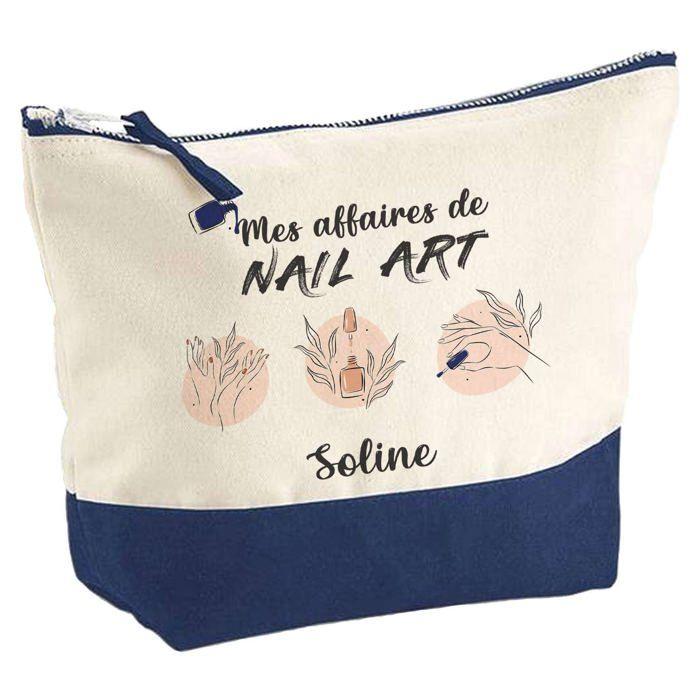Trousse de maquillage - PLANETEE - Affaires de Nail Art Soline - Grand format - Coton - Impression sublimation HD