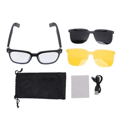 AI Translation Glasses 100+ Languages Real Time Smart Bluetooth for Social Travel Listening To Music Calling with Mic