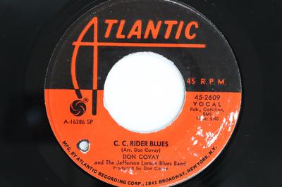 7-Zoll-Schallplatte DON COVAY, JEFFERSON LEMON BLUES BA - Sweet Pea (Liebe Niemanden außer Ihm 452609 ATLANTIC 1969 US Soul/Funk Gebraucht