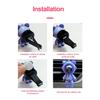 Clip Profumo per Uscita Aria Auto Astronauta Cartone Animato Deodorante per Auto Uscita Aria Condizionata Aromaterapia Decorazione Interni Auto