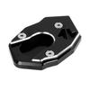 F FIERCE CYCLE Seitenständerverlängerungspad Bi-Ständer-Pad Stützplatte Pad CNC-Aluminium