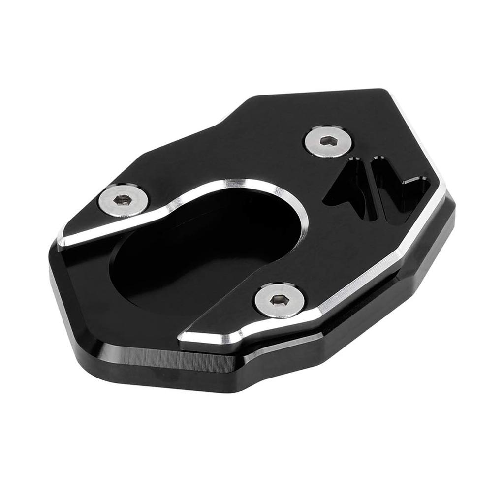 F FIERCE CYCLE Seitenständerverlängerungspad Bi-Ständer-Pad Stützplatte Pad CNC-Aluminium