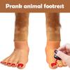 1Pair Creative Cute Tiny Feet Puppet Funny Little Feet Fingers Novelty Dog Teaser Toys Simulated Feet Pet Toys Pet Supplies