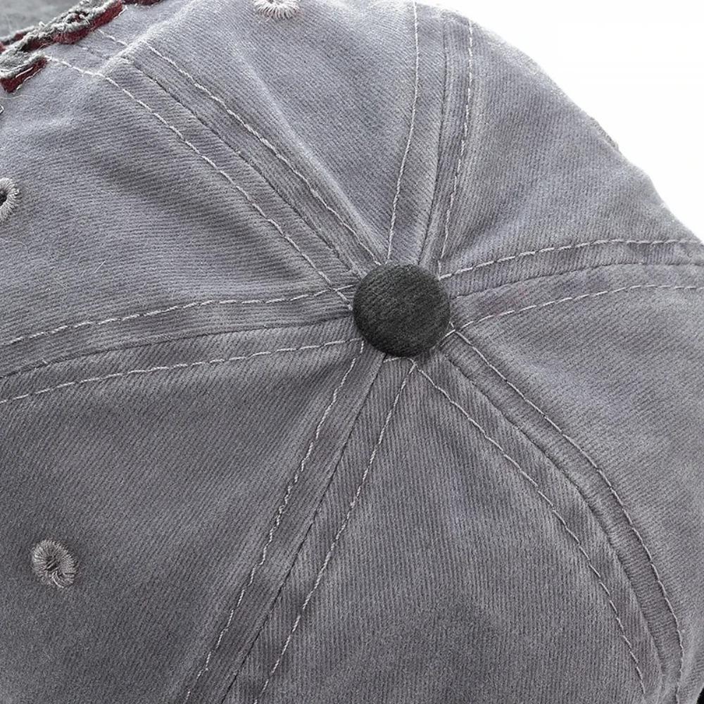 Letter Embroidered Baseball Cap Retro Hip Hop Gorras New Trucker Cap  Outdoor Sports