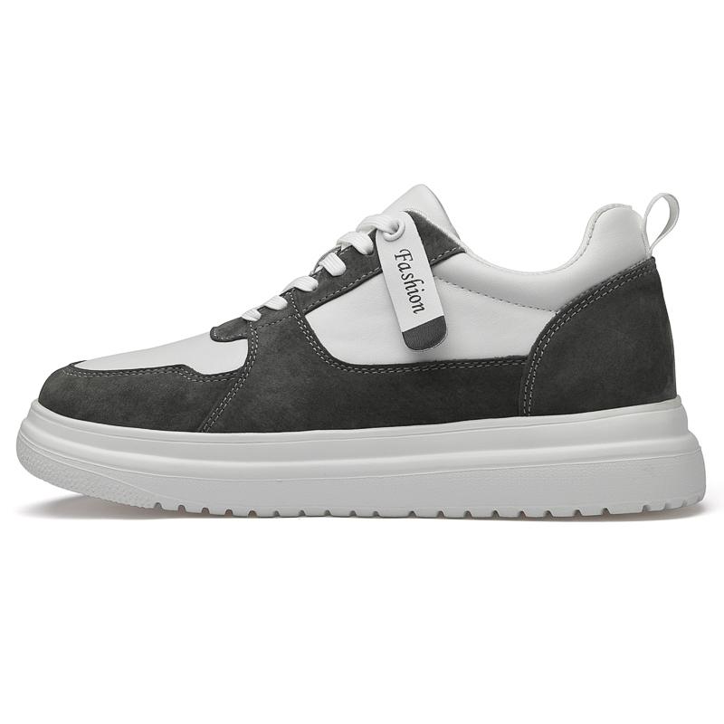6cm 8cm Elevator Shoes Men Sports Casual Sneakers Low Cut Height Increasing Boarding Shoes Invisible Man Taller Lifting Flats
