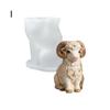 Cute Sheep Silicone Candle Mold With Bow Sitting Sheep Cute Design Diy Suitable Handmade Crafts Candles Plaster Soap Home Decor