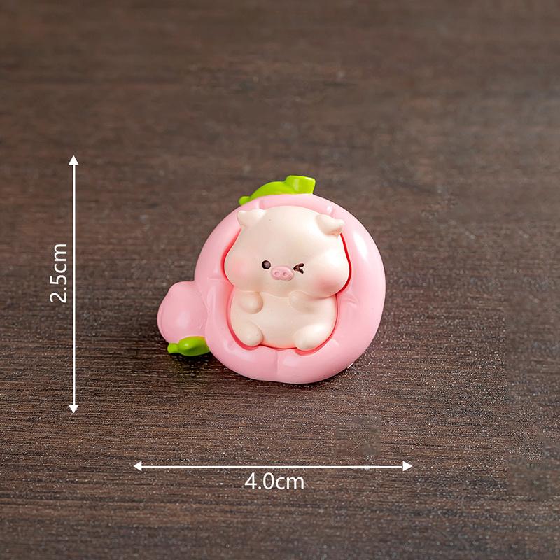 Cute Fruit Cute Small Animal Dolls Micro Landscape DIY Decorations Blind Bag Accessories Car Small Ornaments