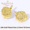French Circular Thread Earring Hooks Lever Back Open Loop Setting for DIY Earring Clasp Jewelry Making Accessories Findings