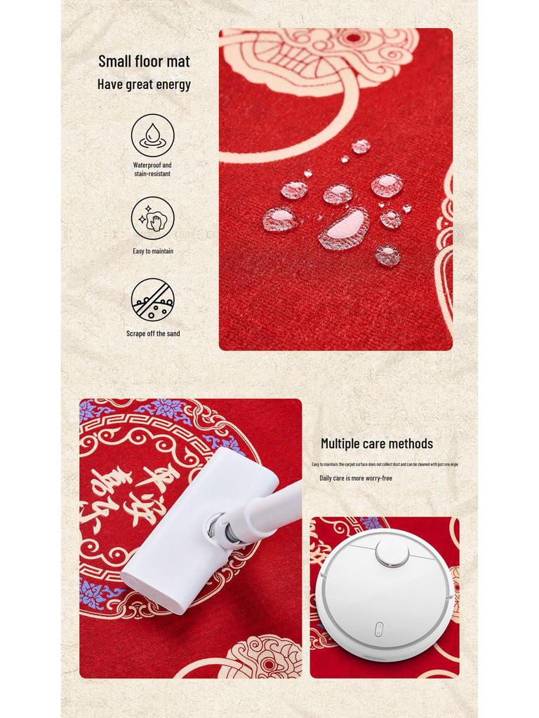 2024 High-End Non-Slip, Dirt-Resistant Entrance Door Mat - Cuttable & Thickened Design