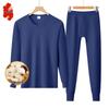 Elderly Winter Warm Round Neck Lounge Set