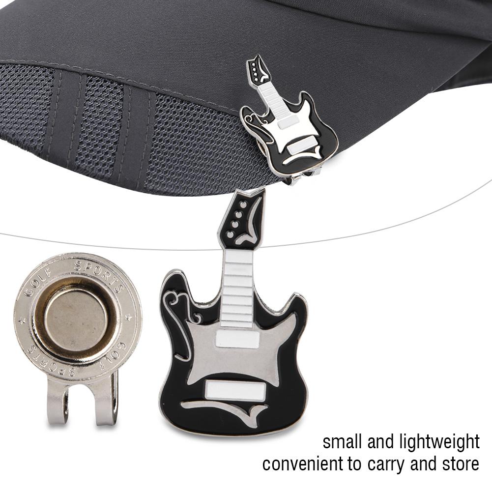 Durable Metal Golf Mini Magnetic Ball Marker Golfer Hat Visor Clip Accessory