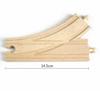 Wooden Railway Track Accessories Beech Wood Train Track Parts Compatible with Thomas and Major Brands Toys
