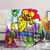 Wow Manga  Print Flannel Blanket, High quality Comfortable for All Seasons, Home Decor, Warmth and Comfort