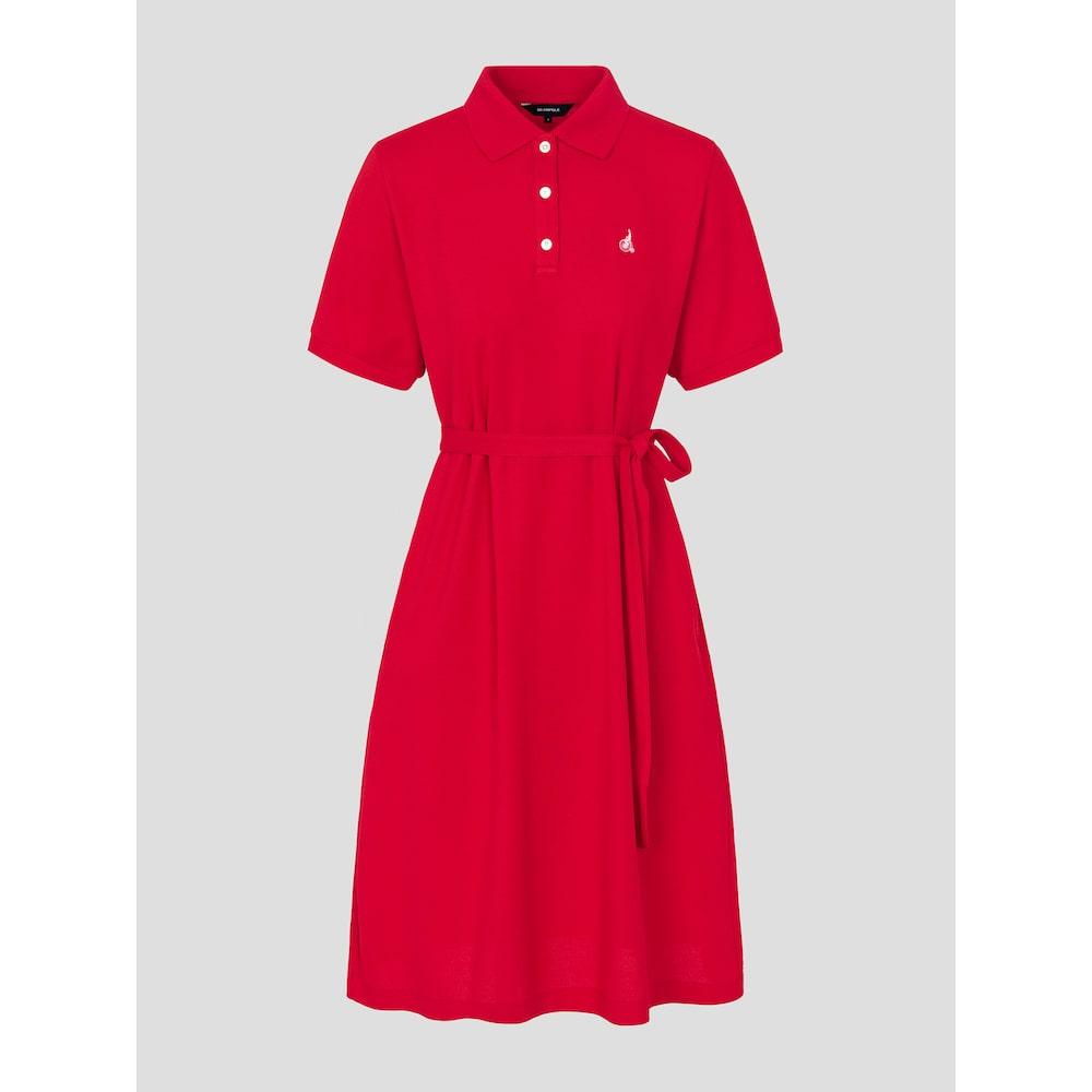 Binpolleidiseu [Essential] Red Pique Dress (Bf5471E016)