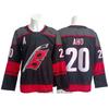 Mens NHL Hockey Jersey Retro Style Embroidered Team Hurricane 20 AHO Svechnikov Cotton Blend Practice Uniform