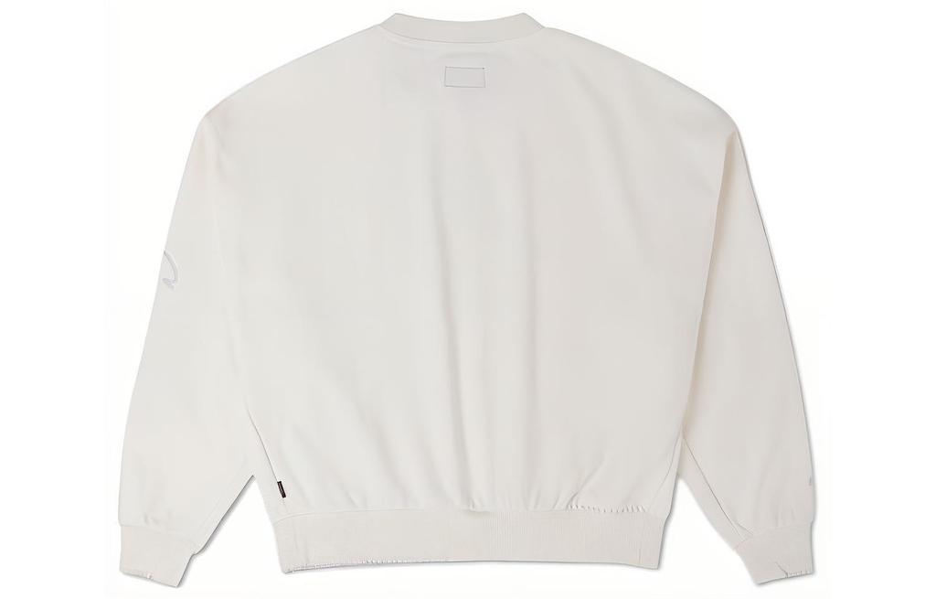 Converse Sweatshirts Women's White Crew Neck Moderate Regular 10025516-A01