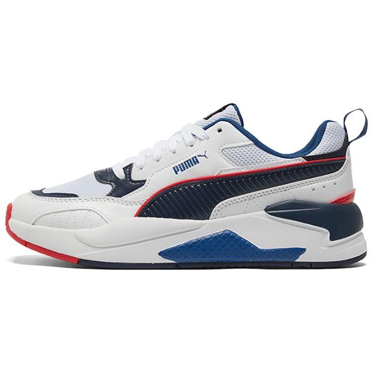 PUMA X-Ray 2 Square Unisex White Peacoat Limoges Red 373108-19 EU 36