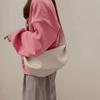 Women's New Bag, Internet Famous Versatile Wide Shoulder Strap Cloud Bag, Lazy Style Casual Crossbody Crescent Dumpling Bag