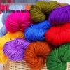 Medium-Thick Acrylic Yarn for Hand-Knitted Cotton Shoes and Crochet Slippers - Non-Pilling for Cushions and Crochet Shoes