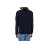 Polo Ralph Lauren Knitted Sweater Letter Animal Print Embroidery Round Neck Pullover Long Sleeve Kids Sweaters Navy-Blue 323951416-001
