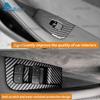 ABS Carbon Fiber 4pcs Window Lifter Switch Trim Cover LHD for Tesla Model Y Juniper Launch 2025 2026-UP Car Interior Accessories