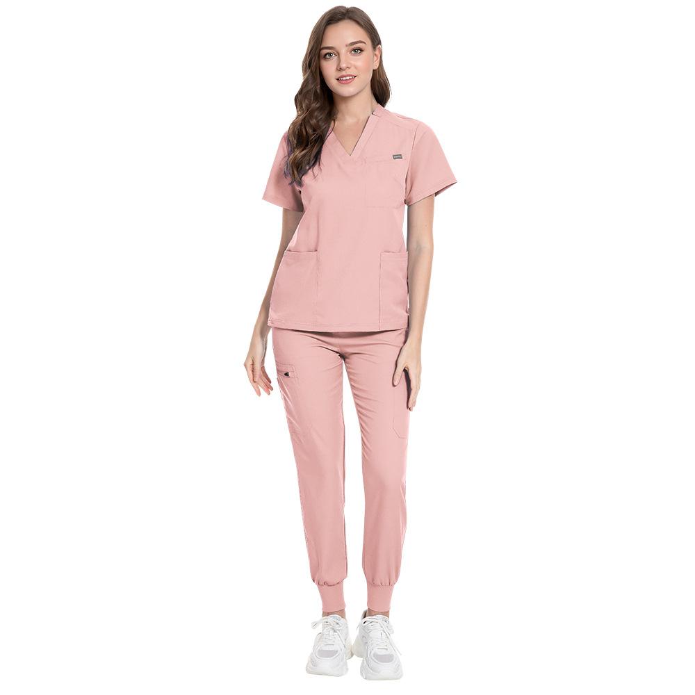 Women's and Men's Short Sleeve Scrub Suit for Dental, ICU, and Salon Professionals